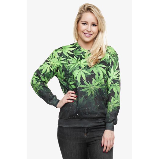 Bluza Fullprint MARIJUANA magiazakupow-com zielony bluza