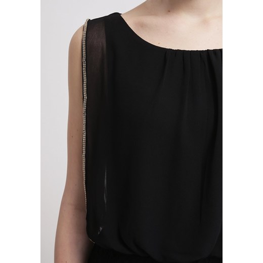 Vero Moda VMNOPE Sukienka koktajlowa black zalando brazowy bez wzorów/nadruków