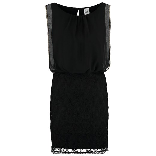 Vero Moda VMNOPE Sukienka koktajlowa black zalando czarny abstrakcyjne wzory