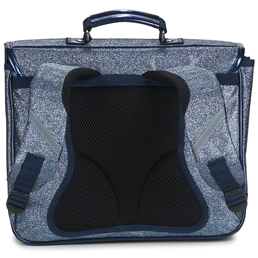 Teczki CARAMEL & CIE  CARTABLE 38 CM PAILLETTE MARINE Caramel & Cie One size okazja Spartoo