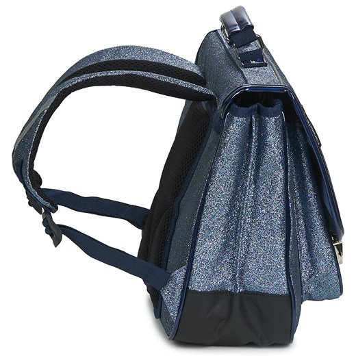 Teczki CARAMEL & CIE  CARTABLE 38 CM PAILLETTE MARINE Caramel & Cie One size okazyjna cena Spartoo