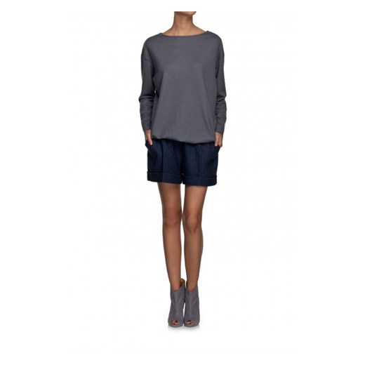 Bluza surowe szwy mostrami szary