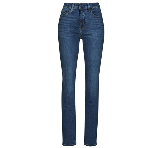 Jeansy straight leg Levis 724 HIGH RISE STRAIGHT US 30 / 28 Spartoo