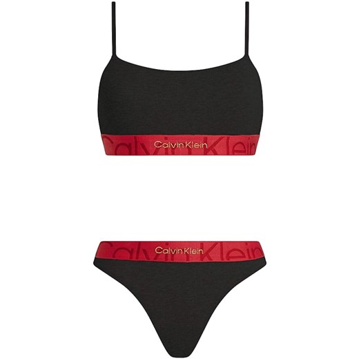 kostium kąpielowy dwuczęściowy Calvin Klein Jeans  000QF7051E EU M wyprzedaż Spartoo