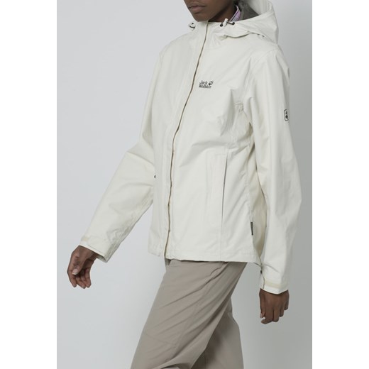 Jack Wolfskin LACONIC Kurtka Outdoor white sand zalando bialy mankiety