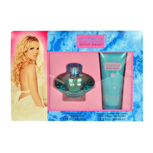 Britney Spears Curious W Zestaw perfum Edp 50 ml  + 100ml Krem do ciała e-glamour rozowy do ciała