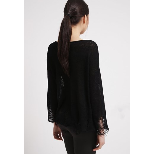 Glamorous Sweter black zalando czarny bez wzorów/nadruków