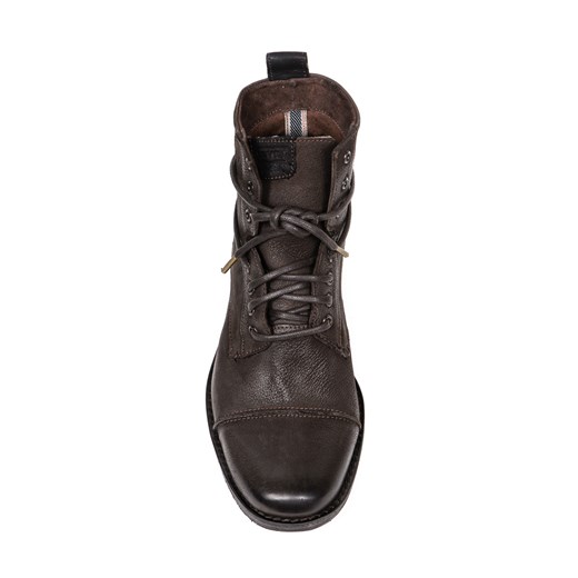 Botki Levi's Maine Lace Up "Dark Brown" be-jeans szary kolekcja