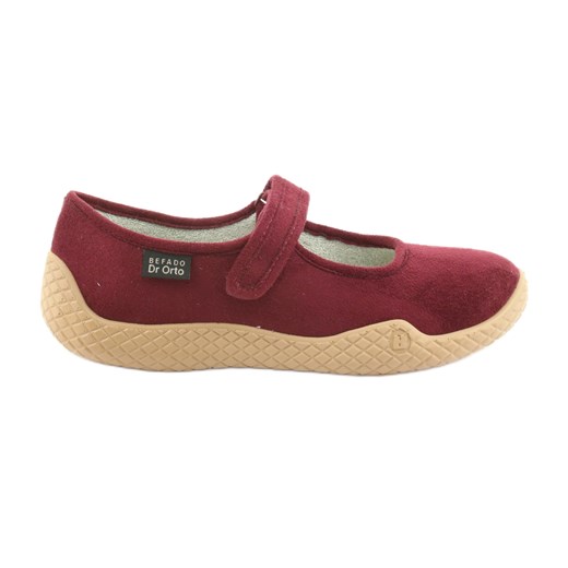 Befado obuwie damskie pu--young 197D003 czerwone ze sklepu ButyModne.pl w kategorii Kapcie damskie - zdjęcie 155794870