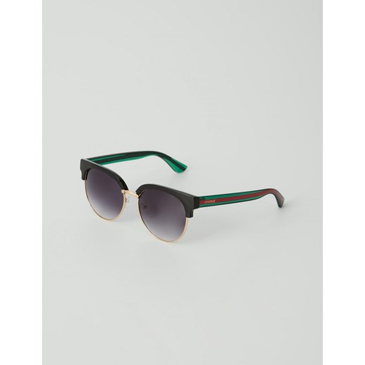 Okulary MIRONA Czarny-Zielony - ze sklepu Diverse w kategorii Okulary przeciwsłoneczne damskie - zdjęcie 155796672