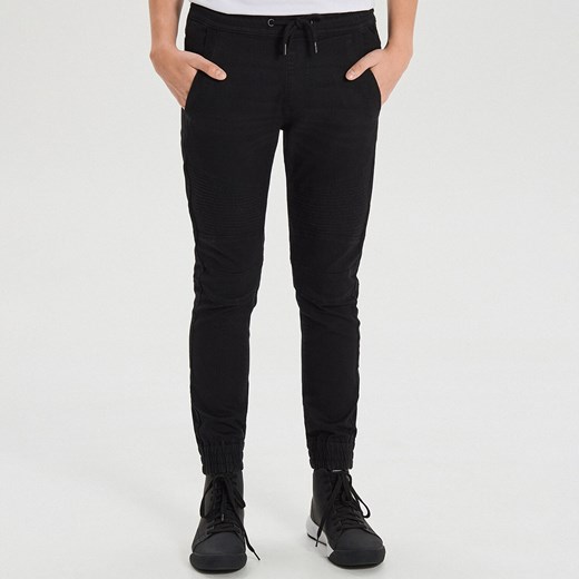 Cropp - Jeansy jogger typu biker - Czarny Cropp 280 okazja Cropp