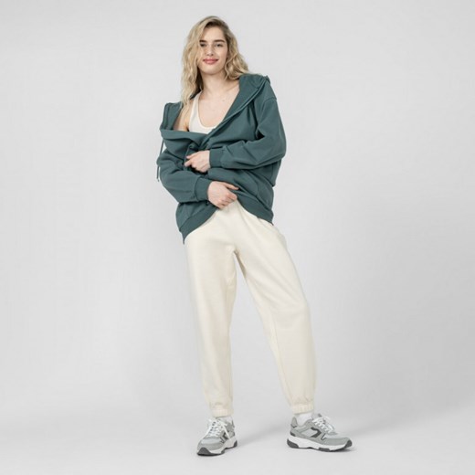 Damska bluza dresowa rozpinana z kapturem OUTHORN OTHSS23TSWSF294 - oliwkowa Outhorn S Sportstylestory.com