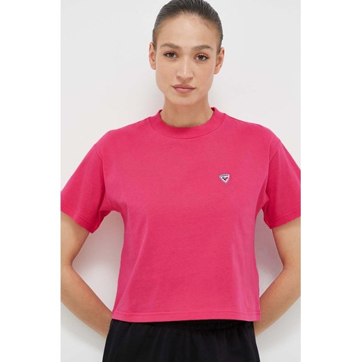 Rossignol t-shirt bawełniany kolor różowy ze sklepu ANSWEAR.com w kategorii Bluzki damskie - zdjęcie 155831372