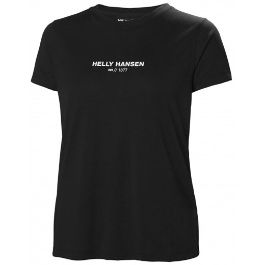 Damska koszulka treningowa Helly Hansen Allure - czarna ze sklepu Sportstylestory.com w kategorii Bluzki damskie - zdjęcie 155836150