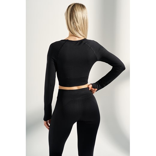 Koszulka bezszwowa DIAMOND SEAMLESS RASHGUARD : Kolor - Czarny, Rozmiar - S Rough Radical XS okazja ROUGH RADICAL
