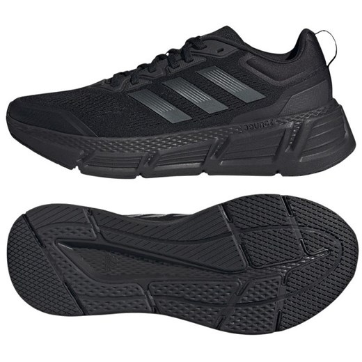 Buty do biegania adidas Questar M GZ0631 czarne ze sklepu ButyModne.pl w kategorii Buty sportowe męskie - zdjęcie 155841322