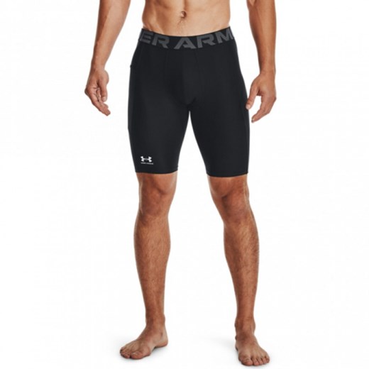 Męskie spodenki treningowe Under Armour HeatGear Pocket Long Shorts - czarne ze sklepu Sportstylestory.com w kategorii Spodenki męskie - zdjęcie 155851040