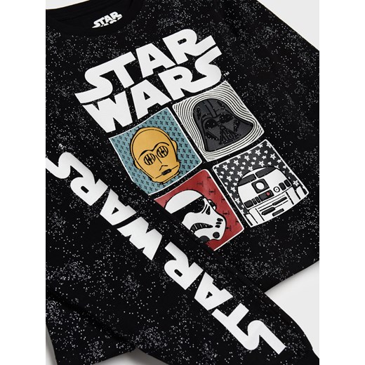 Sinsay - Piżama Star Wars - Czarny Sinsay 116 Sinsay
