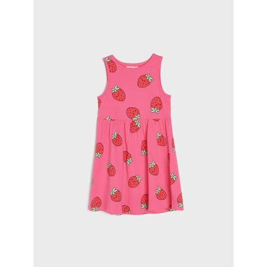 Sukienka dziewczęca różowa Sinsay 