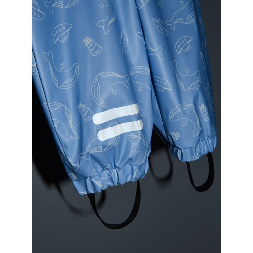 Sinsay - Spodnie przeciwdeszczowe - Niebieski Sinsay 80 Sinsay