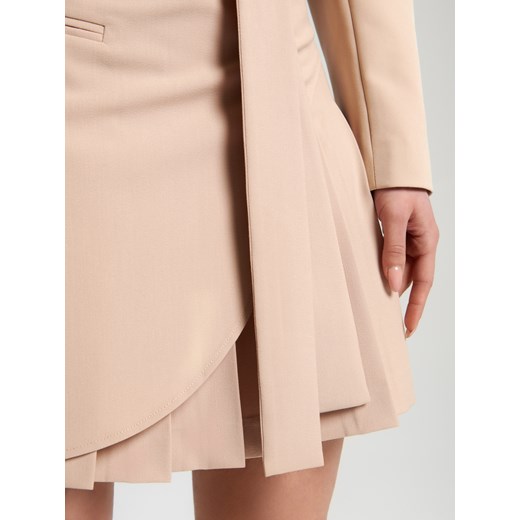 Spódnica Sinsay beżowa mini casual 