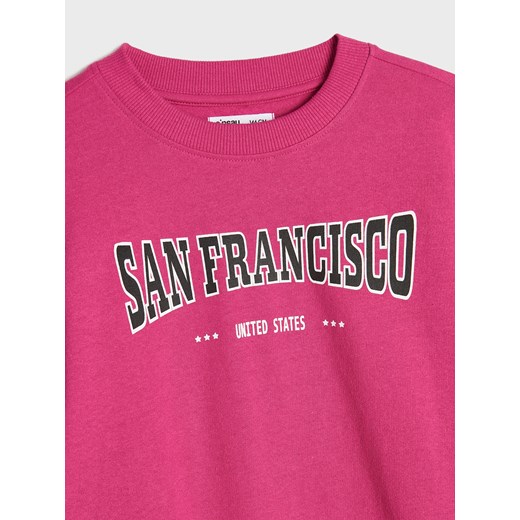 Bluza dziewczęca różowa Sinsay 