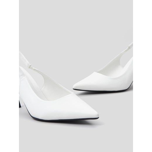 Sinsay - Szpilki - Biały Sinsay 39 Sinsay