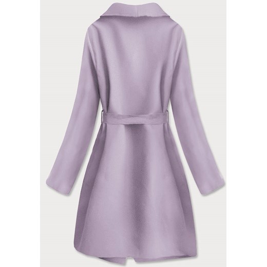 MINIMALISTYCZNY PŁASZCZ DAMSKI FIOLETOWY (747ART) Goodlookin.pl Uniwersalny promocja goodlookin.pl