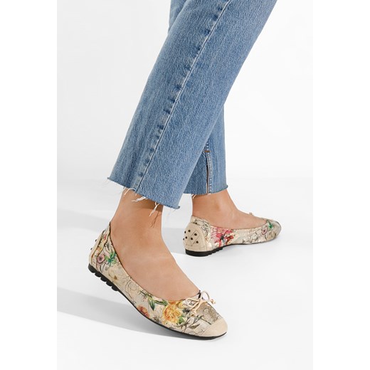 Balerinki Zapatos na lato casual bez zapięcia
