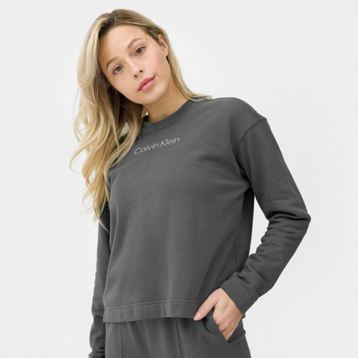 Damska bluza dresowa nierozpinana bez kaptura Calvin Klein Sweaters 00GWS3W301 - Calvin Klein XS Sportstylestory.com