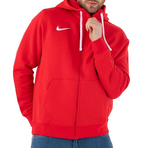 Bluza Nike Park 20 Fleece Full-Zip Hoodie CW6887-657 - czerwona ze sklepu streetstyle24.pl w kategorii Bluzy męskie - zdjęcie 155951633