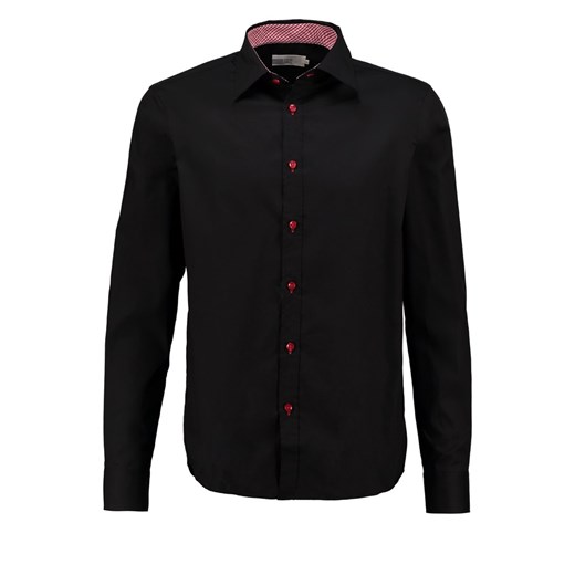 Pier One REGULAR FIT Koszula black/red zalando czarny abstrakcyjne wzory