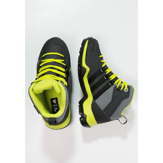 adidas Performance AX2 MID CP Buty trekkingowe vista grey/core black/semi solar yellow zalando zielony materiałowe