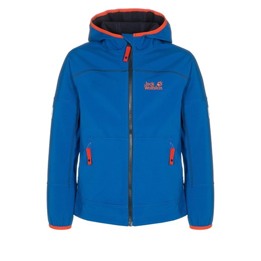 Jack Wolfskin WHIRLWIND Kurtka Softshell classic blue zalando niebieski długie