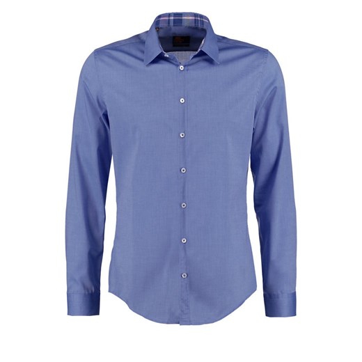 Seidensticker Uno Super Slim KENT PATCH SLIM FIT Koszula blau zalando niebieski bawełna
