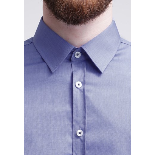 Seidensticker Uno Super Slim KENT PATCH SLIM FIT Koszula blau zalando niebieski koszule
