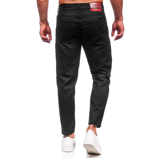 Czarne spodnie materiałowe męskie Denley GT 36/XL promocyjna cena Denley