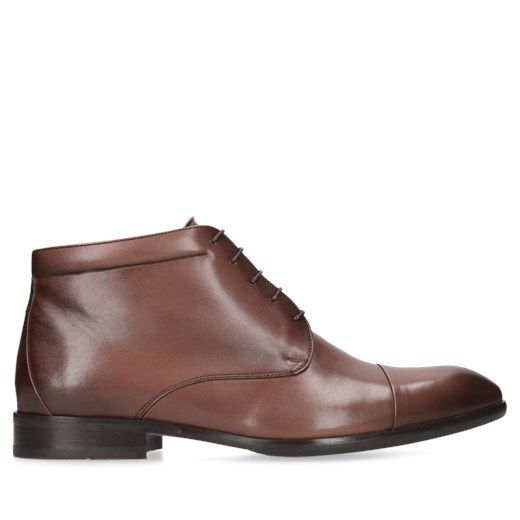 Conhpol buty zimowe męskie eleganckie jesienne z zamkiem 