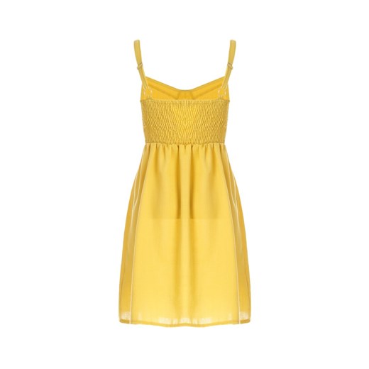 Żółta Sukienka Chasse M promocja Born2be Odzież