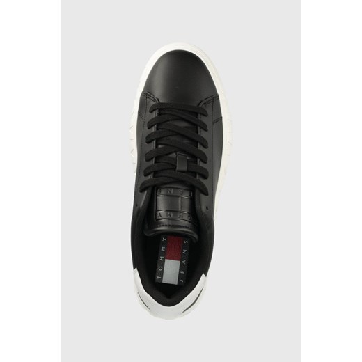 Tommy Jeans sneakersy skórzane LEATHER OUTSOLE kolor czarny EM0EM01159 Tommy Jeans 46 ANSWEAR.com