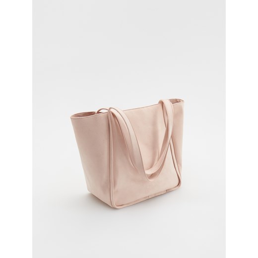 Reserved - Torba shopper - Różowy Reserved ONE SIZE Reserved