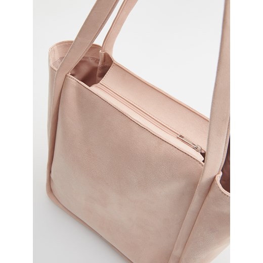 Reserved - Torba shopper - Różowy Reserved ONE SIZE Reserved