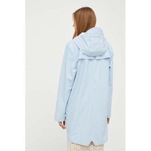 Rains kurtka przeciwdeszczowa 12020 Long Jacket kolor niebieski przejściowa Rains S ANSWEAR.com