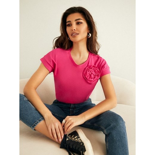 T-shirt Juliet Amarantowy Lisa Mayo M Lisa Mayo