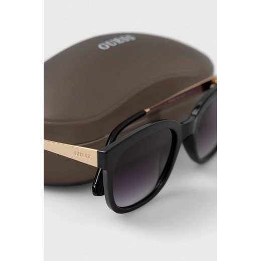 Guess okulary przeciwsłoneczne damskie kolor czarny Guess 53 ANSWEAR.com