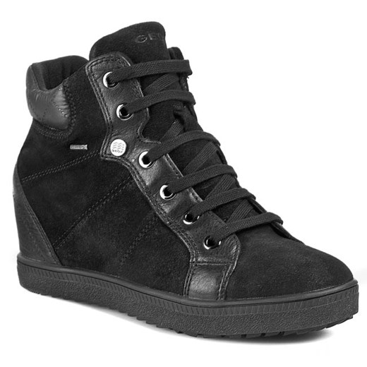 Sneakersy GEOX - D Amaran.H. B Abx A D44L2A 02346 C9999  Czarny eobuwie-pl szary 