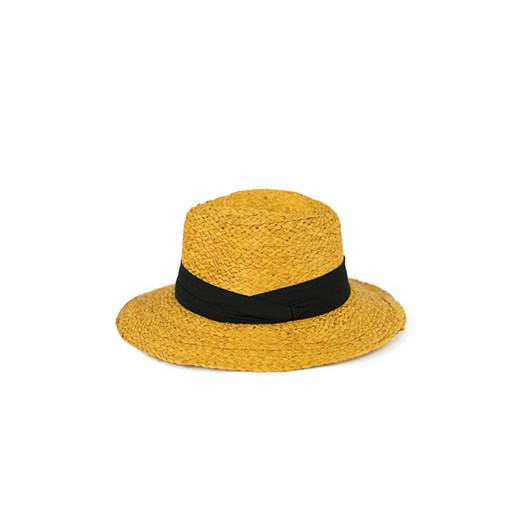 Lampedusa kapelusz plażowy cz21168-2, Kolor żółty, Rozmiar uniwersalny, Art of Polo ze sklepu Primodo w kategorii Kapelusze damskie - zdjęcie 156042130