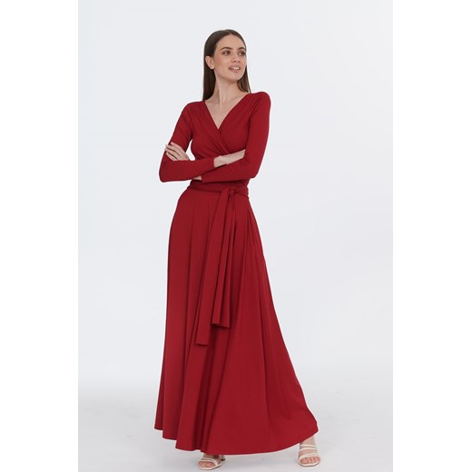 Sukienka infinity maxi z długim rękawem Ruby Rose, XS Naoko-store.pl S NAOKO