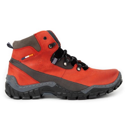 Olivier Buty męskie zimowe 134GT czerwone Olivier 36 ButyModne.pl