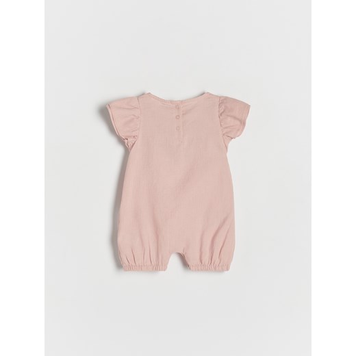 Reserved - Kombinezon z falbanami - Różowy Reserved 62 (1-3 m.) Reserved